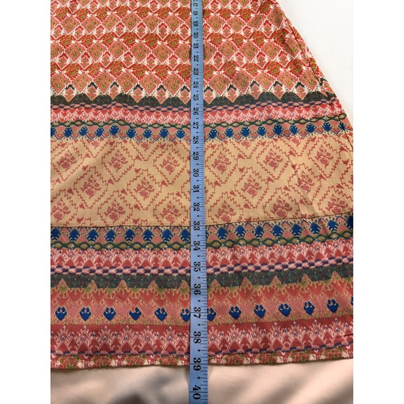 Cottagecore Coldwater Creek Canyon Rose Boho Floral V-Neck Shift Dress SZ 18 NWT - Picture 10 of 11